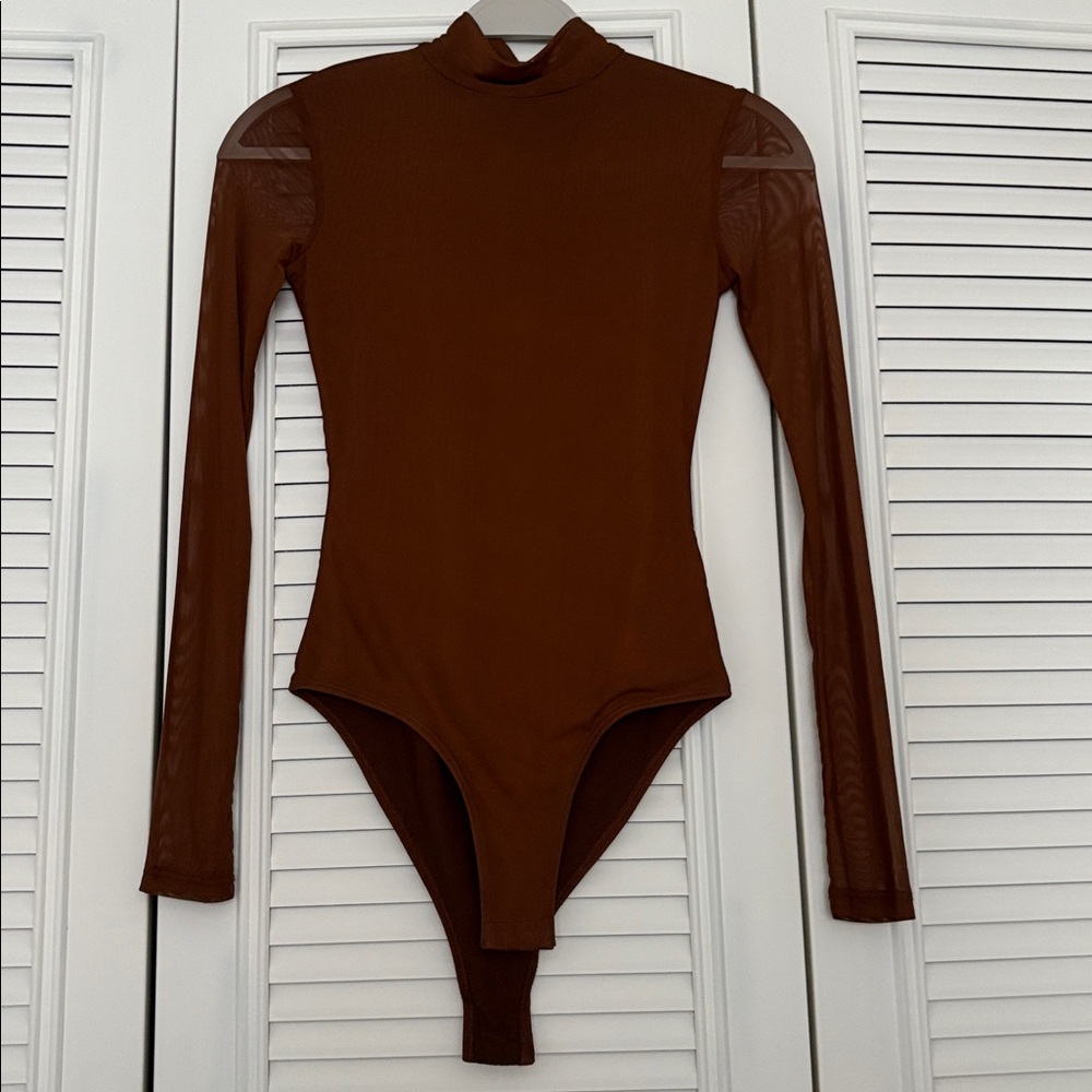 Macy’s Chocolate Brown Bodysuit